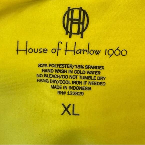 House of Harlow 1960 Nora Side Tie Bikini Swimsuit Bottom in Summer Lily XL NWT - Picture 8 of 11